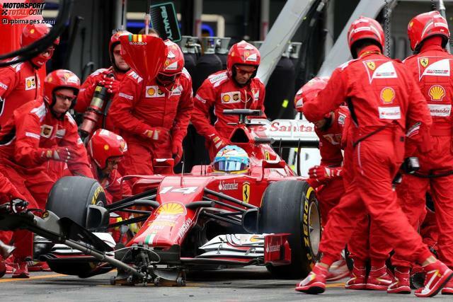 Fernando Alonso holte mal wieder das Maximum aus dem Ferrari F14 T heraus