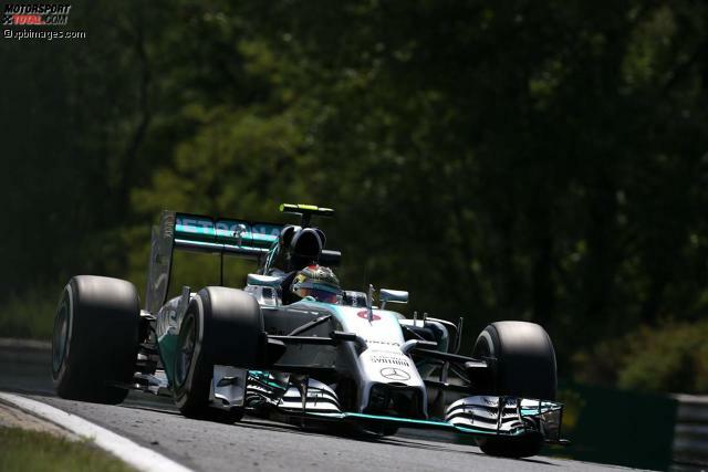Hamilton fuhr beim Ungarn-Grand-Prix aus der Boxengasse auf das Podium