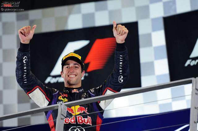 Daniel Ricciardo festigte in Singapur mit dem dritten Platz seinen dritten Rang in der Fahrer-Weltmeisterschaft.