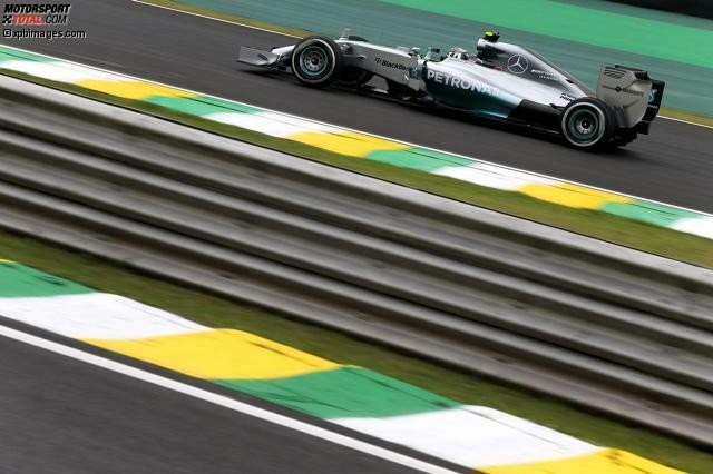 Nico Rosberg schloss den Trainingstag als Schnellster ab