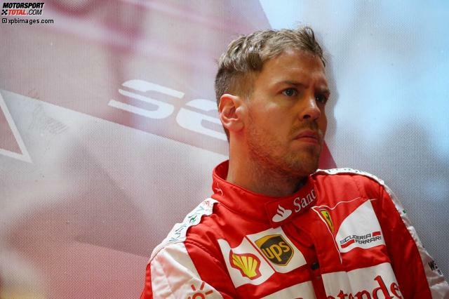 Sebastian Vettel hat keinen Grund, allzu finster auf Ferrari zu schauen