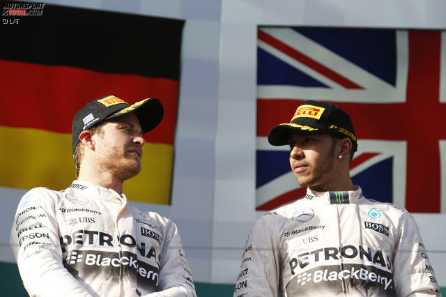 Nico Rosberg gegen Lewis Hamilton: Das WM-Duell von 2014 wird 2015 fortgesetzt