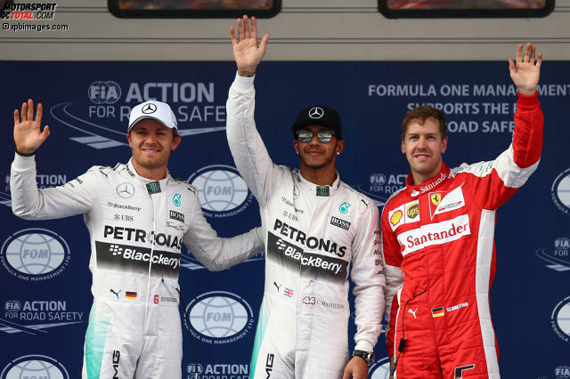 Lewis Hamilton und Nico Rosberg waren emotional Welten voneinander entfernt