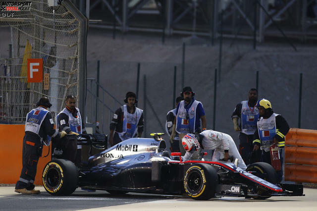 Schaffte im Qualifying in Bahrain nicht einmal eine Runde: Jenson Button