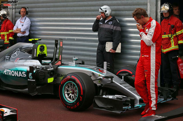 Sebastian Vettel musste sich nach dem Monaco-Qualifying die Haare raufen