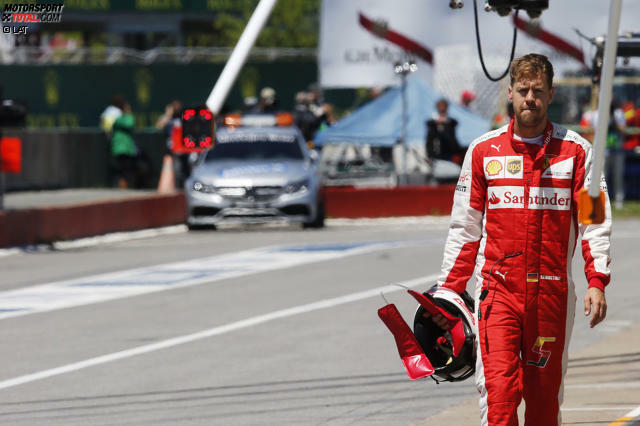 Frühes Ende: Sebastian Vettel konnte im Qualifying nichts ausrichten