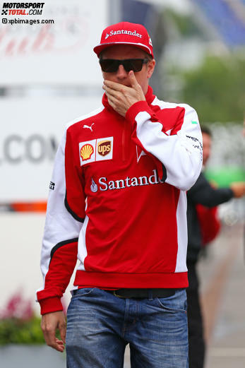 Kimi Räikkönen hat morgen erneut viel Arbeit vor sich