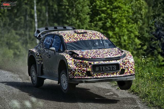Citroen legt beim neuen C3 WRC für 2017 viel Augenmerk auf die Aerodynamik
