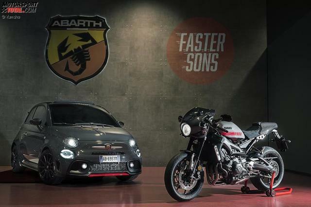 Yamaha XSR 900 Abarth (r.) und Abarth 695 Tributo XSR