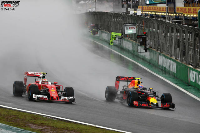 Mit dem Manöver gegen Räikkönen gab Verstappen einen ersten Vorgeschmack. Jetzt durch die Highlights des spektakulären Grand Prix von Brasilien klicken.