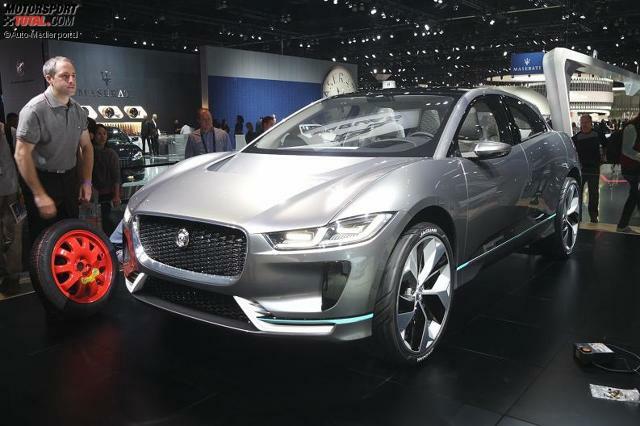 Das Jaguar I-Pace Concept Car &quot;zum Anfassen&quot; auf der Los Angeles Auto Show 2016