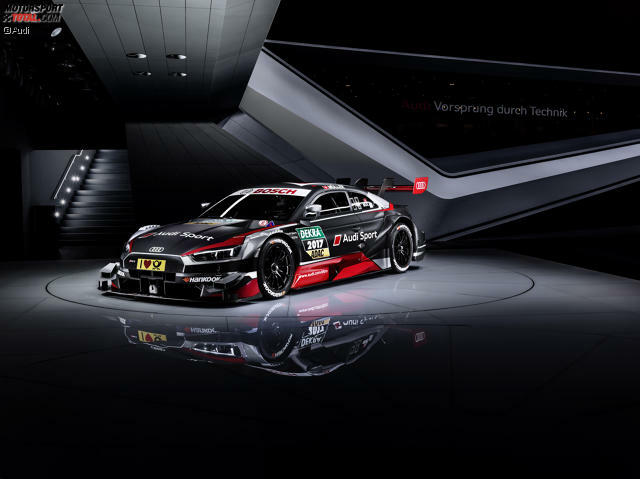 Audi präsentiert beim Automobilsalon in Genf den neuen DTM-Boliden.