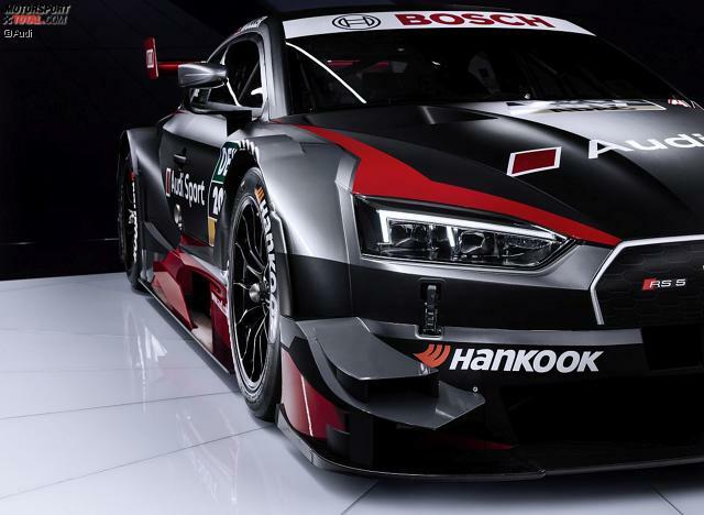 Markant: Die Frontpartie des neuen Audi RS 5 DTM
