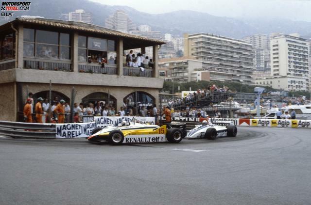 Lange sah in Monaco 1982 alles nach einem Renault-Sieg aus, doch am Ende überschlugen sich die Ereignisse. Jetzt das legendäre Wochenende Revue passieren lassen und durchklicken!