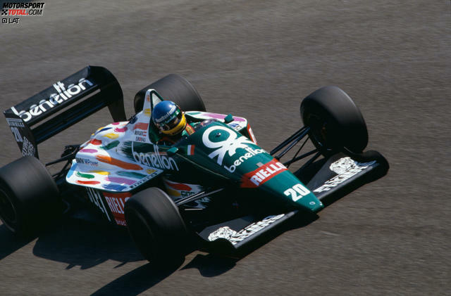 Gerhard Berger raste mit dem Ferrari-Vertrag in der Tasche zum ersten Sieg.