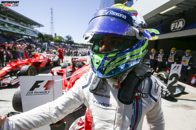 Felipe Massas zweiter Abschied war nicht mehr so schön wie der erste. Die 17 besten Fotos des Grand Prix von Brasilien jetzt durchklicken!