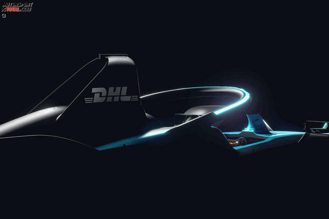 Formel E goes Halo: Der Cockpitschutz ist mit einer Lichterkette versehen. Jetzt durch weitere Fotos des neuen Autos klicken!