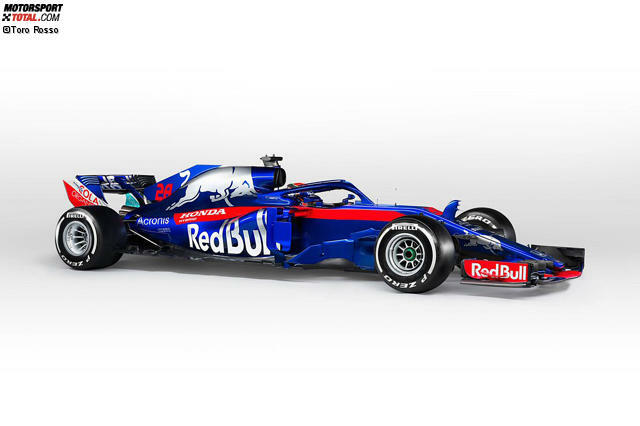 &quot;Honda Hybrid&quot; steht auf der Motorabdeckung des neuen Toro Rosso. Ob das Glück bringt? Jetzt durch die Fotos des STR13 klicken!