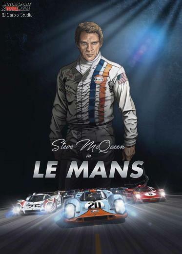 Der Bildroman über Steve McQueen und den Film über die 24 Stunden von Le Mans umfasst 64 Seiten