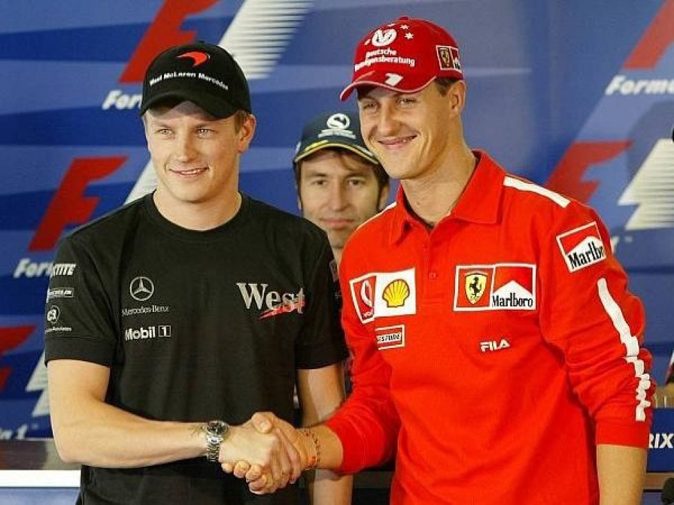 Michael Schumacher, Kimi Räikkönen
