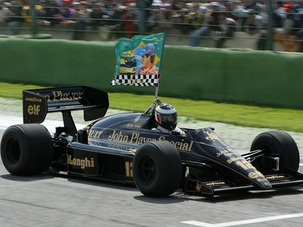 Gerhard Berger Ayrton Senna Imola 2004 Lotus