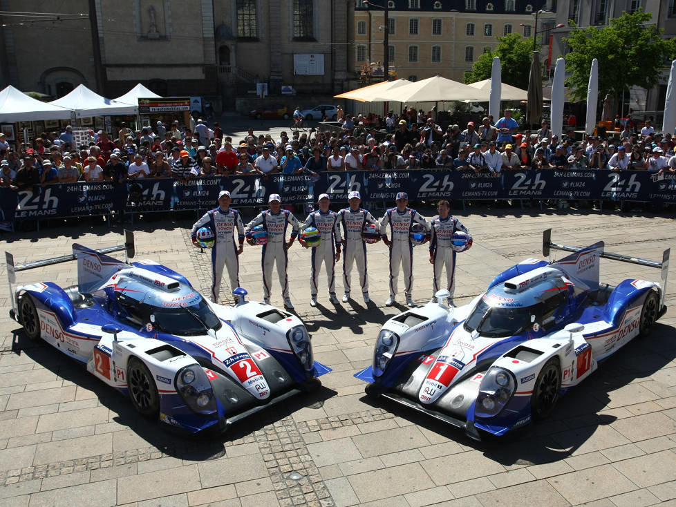 Das Toyota-Aufgebot für die 24 Stunden von Le Mans 2015