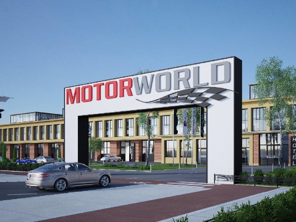 Die neuen Gebäudeelemente der MOTORWORLD München werden in die Lokhalle 24 integriert, ohne deren denkmalgeschützte Fassade und Struktur anzutasten.