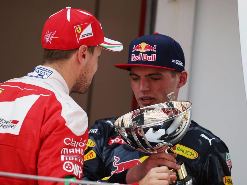 Max Verstappen, Sebastian Vettel