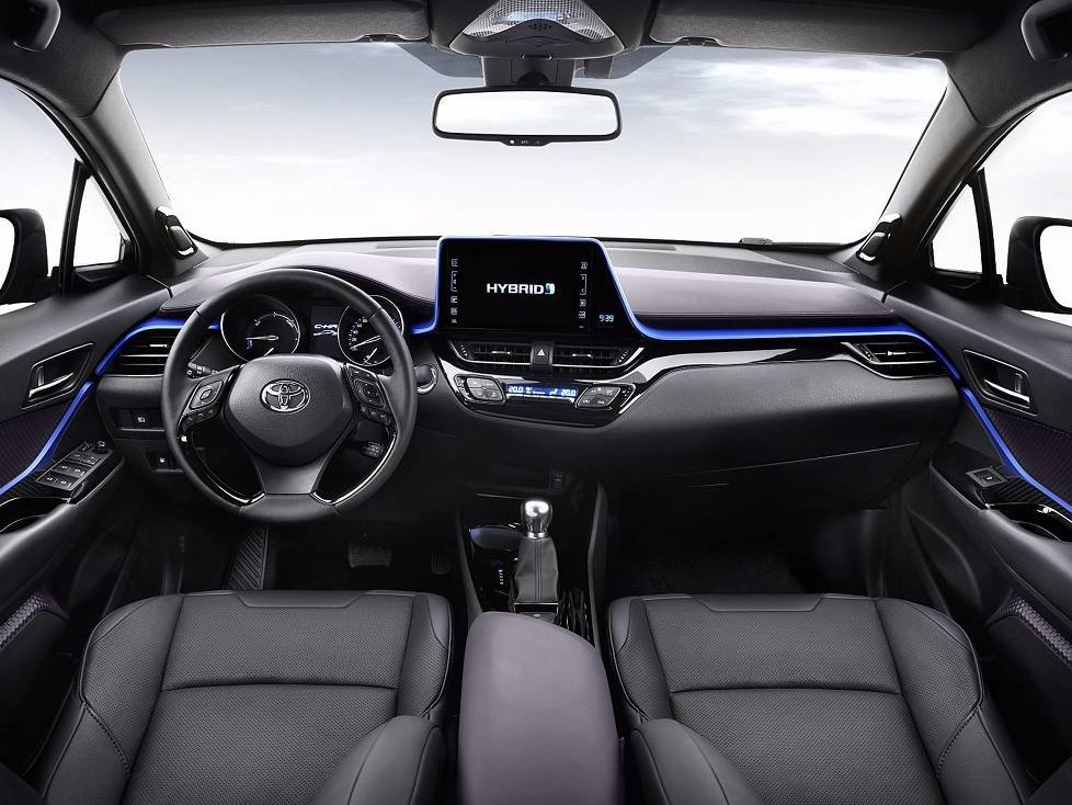 Innenraum und Cockpit des Toyota C-HR 2017
