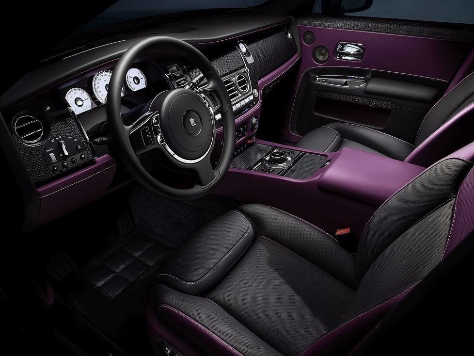 Innenraum des Rolls Royce Ghost Black Badge