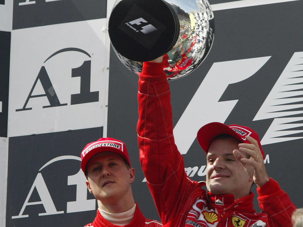 Michael Schumacher und Rubens Barrichello
