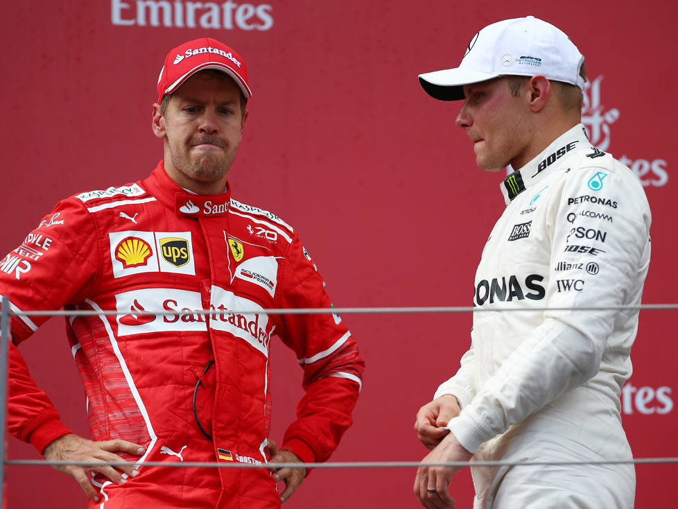 Sebastian Vettel, Valtteri Bottas