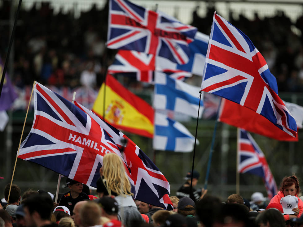 Flaggen in Silverstone