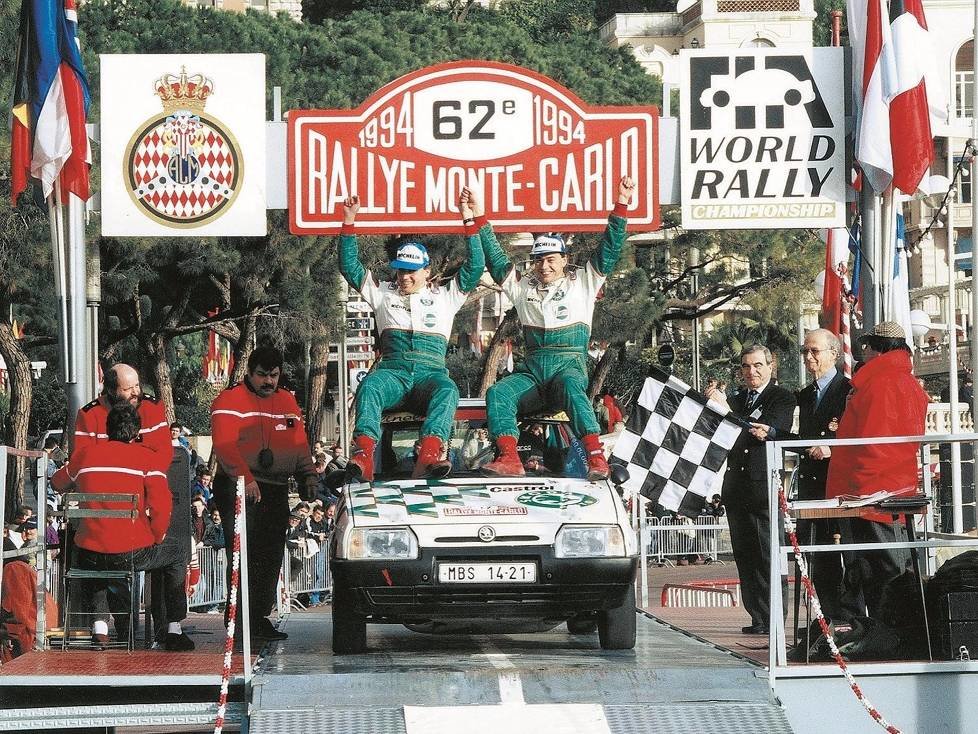 Pavel Sibera und Petr Gross holten sich mit dem Skoda Favorit 136 L zwischen 1991 und 1994 viermal in Folge den Klassensieg bei der Rallye Monte Carlo