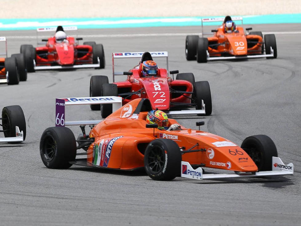 Asiatische Formel 4 in Sepang