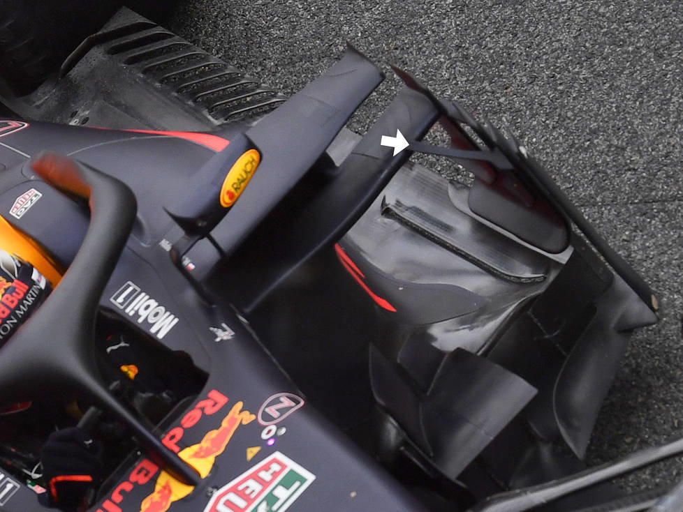 Detail am Red Bull RB14