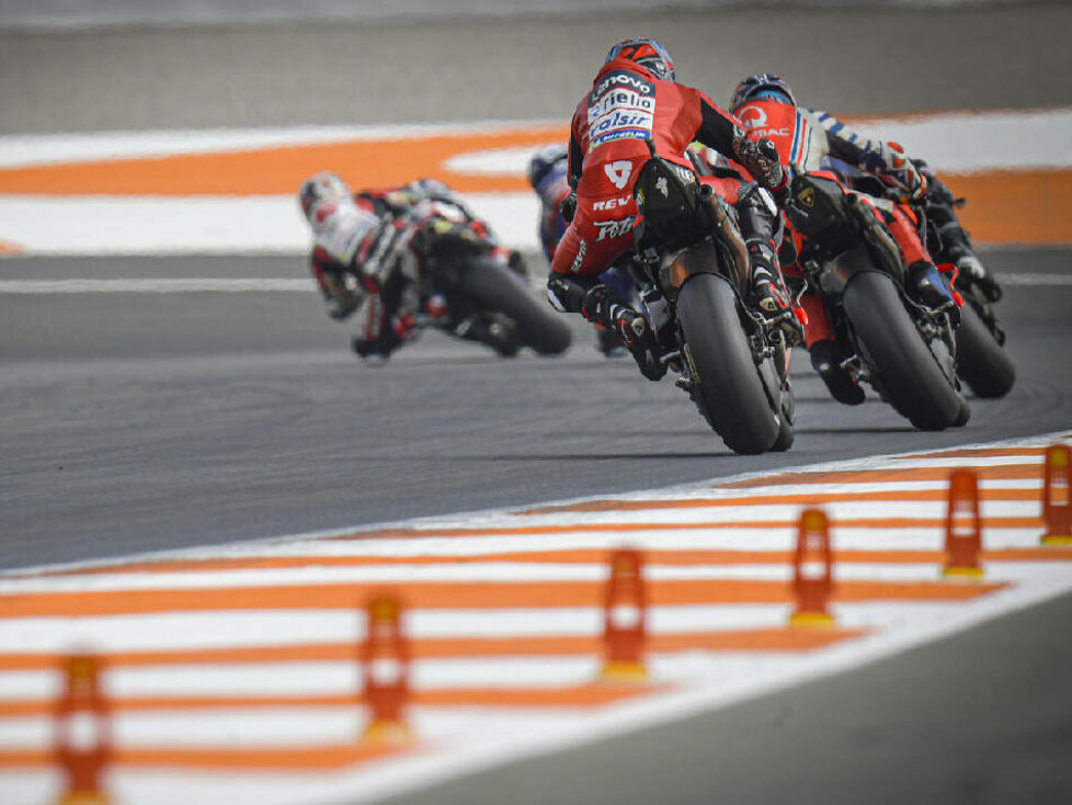 MotoGP-Action beim GP Valencia 2020 in Valencia