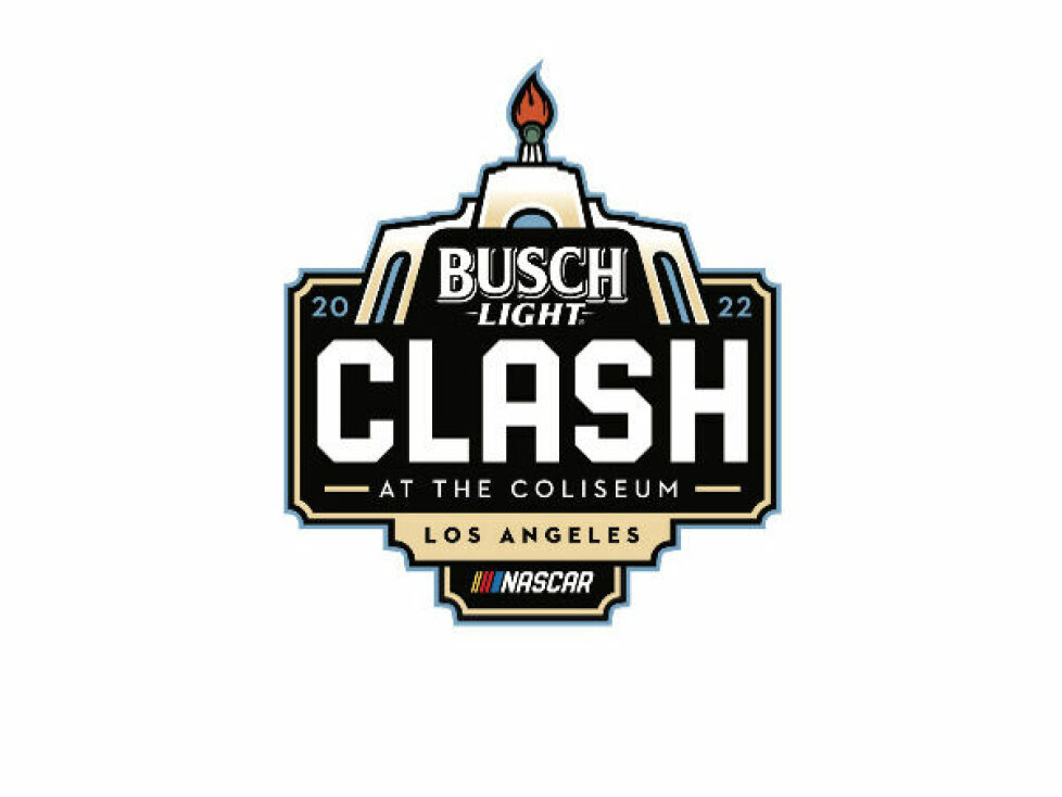 Logo: Busch Light Clash 2022 im L.A. Coliseum in Los Angeles