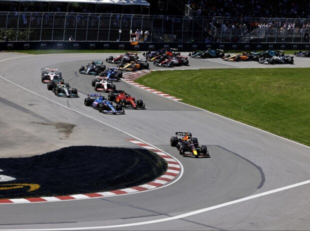 Der Start zum Formel-1-Rennen in Kanada 2022 Der Start zum Formel-1-Rennen in Kanada 2022