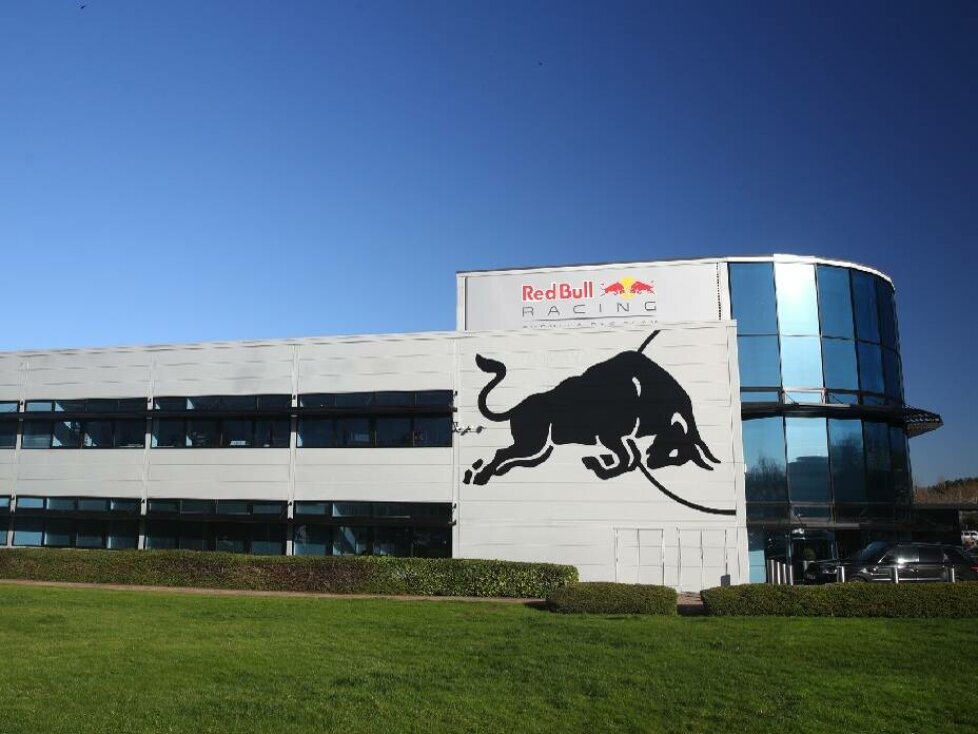 Das Red-Bull-Werk für die Formel 1 in Milton Keynes in England