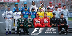 Formel-1-Gruppenbilder: Die Highlights der letzten vier Jahrzehnte