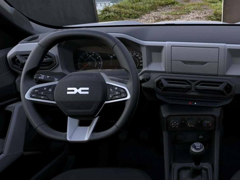 Cockpit des Dacia Duster Essential (2024)
