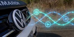 Dieses spezielle VW-Logo hält Kängurus fern