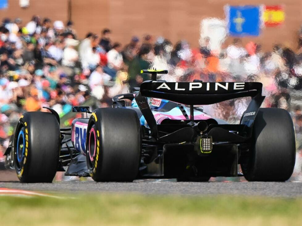 Pierre Gasly im Alpine A524 beim Formel-1-Rennen in Japan 2024