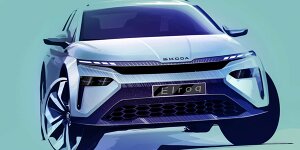 Skoda Elroq: Erster Ausblick auf das neue elektrische Kompakt-SUV