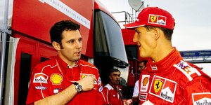 Erster Ferrari-Test: Michael Schumacher kam mit dem Notizblock