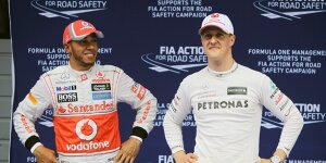 Siegquote: Michael Schumacher wieder vor Lewis Hamilton
