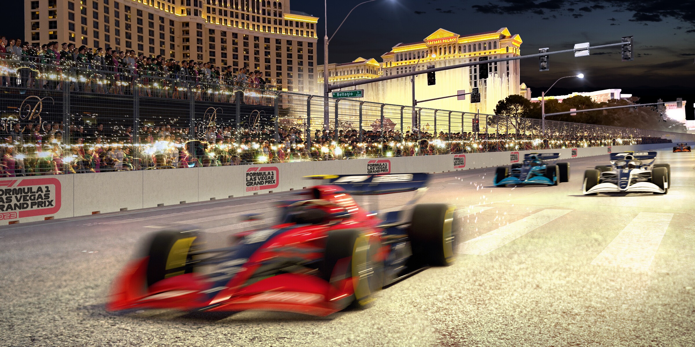 Formel 1 Las Vegas Eine Runde im 360-Grad-Video