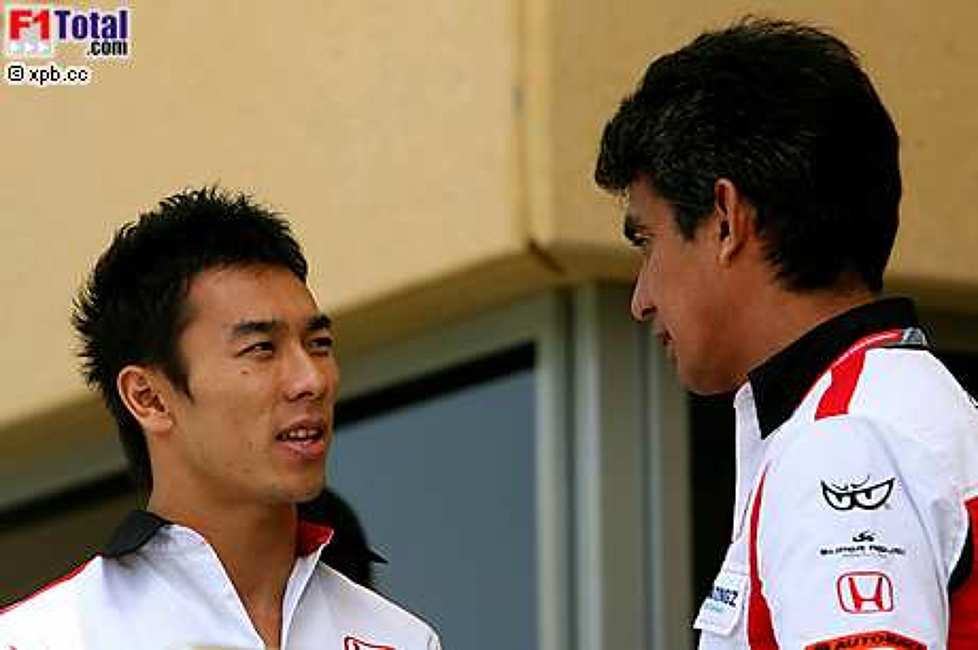 Aguri Suzuki (Teamchef) (Super Aguri F1 Team), Takuma Sato (Super Aguri F1 Team)