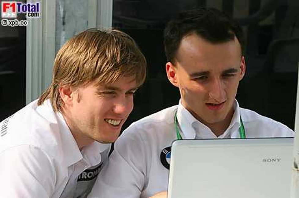 Nick Heidfeld (BMW Sauber F1 Team), Robert Kubica (Testfahrer) (BMW Sauber F1 Team)